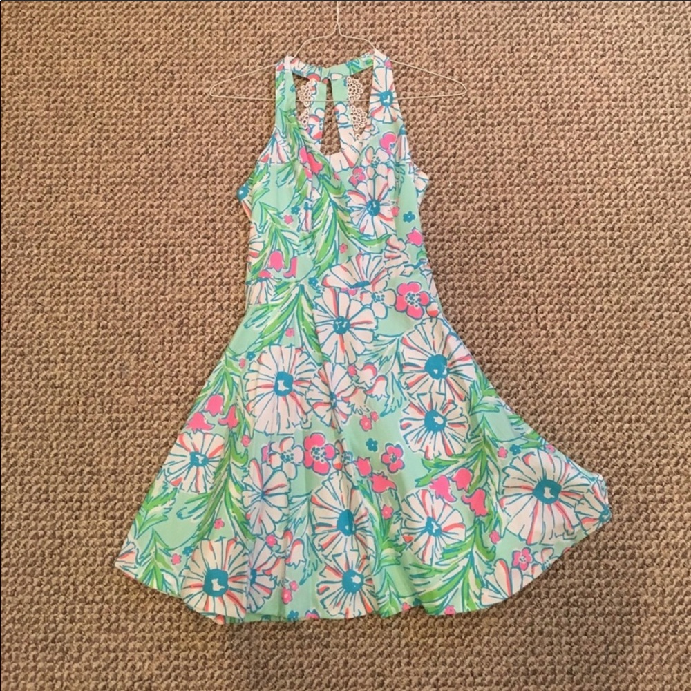 Lilly Pulitzer teal dress worn once
